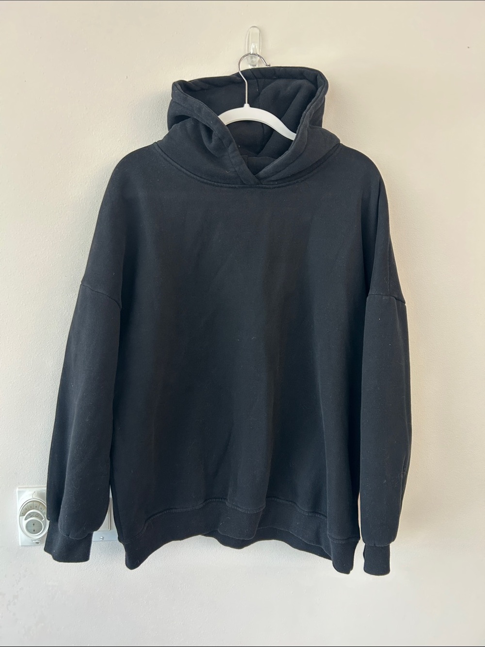 Black Hoodie Sweatshirt - Classic Pullover
